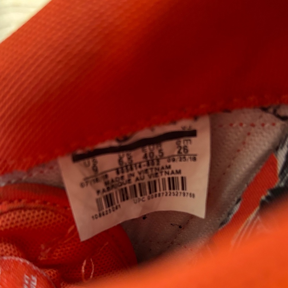 Nike Cortez Sneakers Retro Orange VTG Style Size 9 Women’s Tennis Shoes - Picture 11 of 16